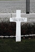 The final resting place of Gen Georges S. Patton, Third Army, USA. The US Military Cemetary, Sandweiler, Luxembourg (2007) 