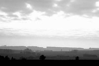 View east fom the top of the Mardasson memorial at Bastogne.